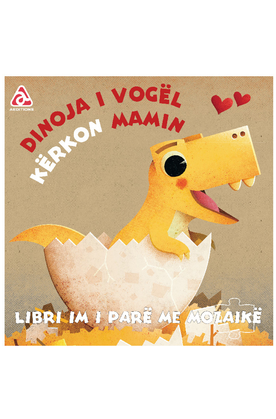 Libri im i parë me mozaikë: Dinoja i vogël kërkon mamin