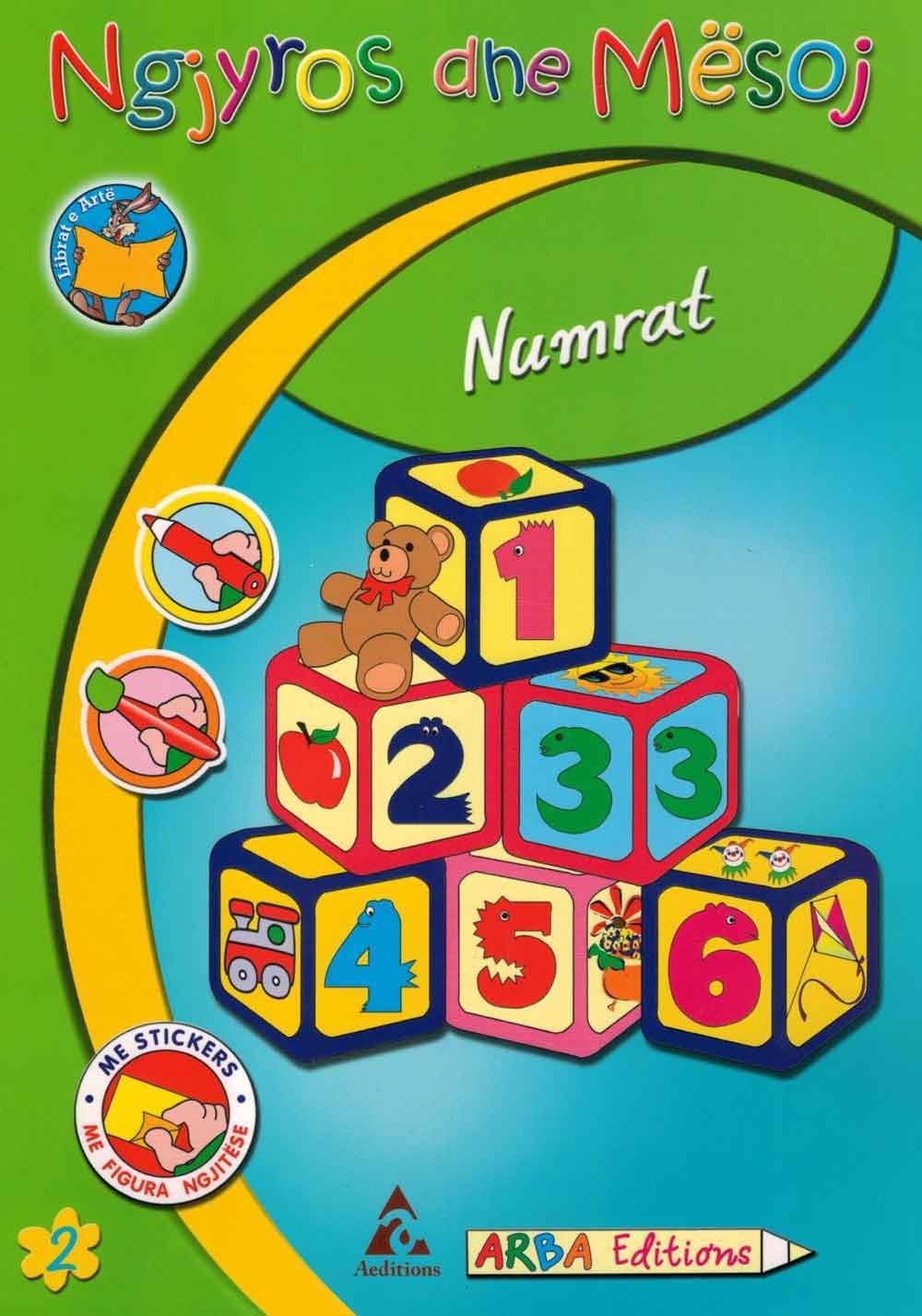 Ngjyros dhe mësoj: Numrat