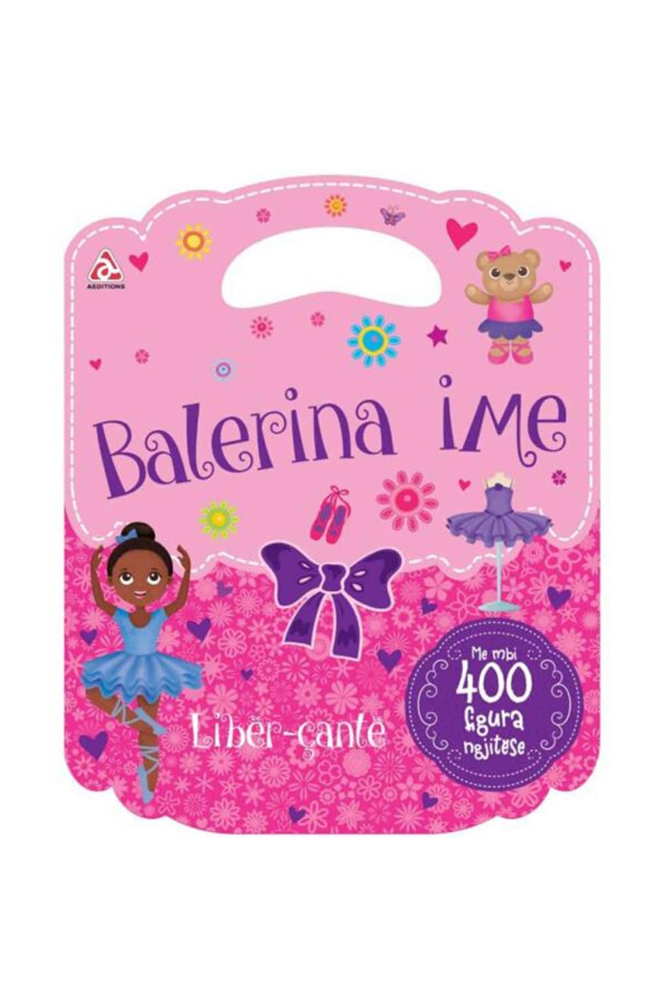 Libra çantë me figura ngjitëse: Balerina ime