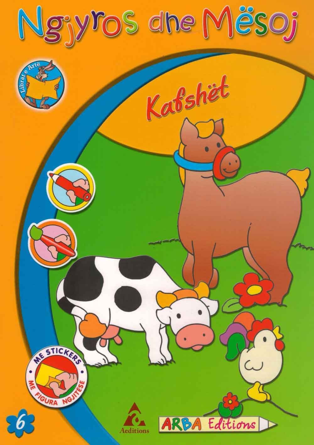 Ngjyros dhe mësoj: Kafshët