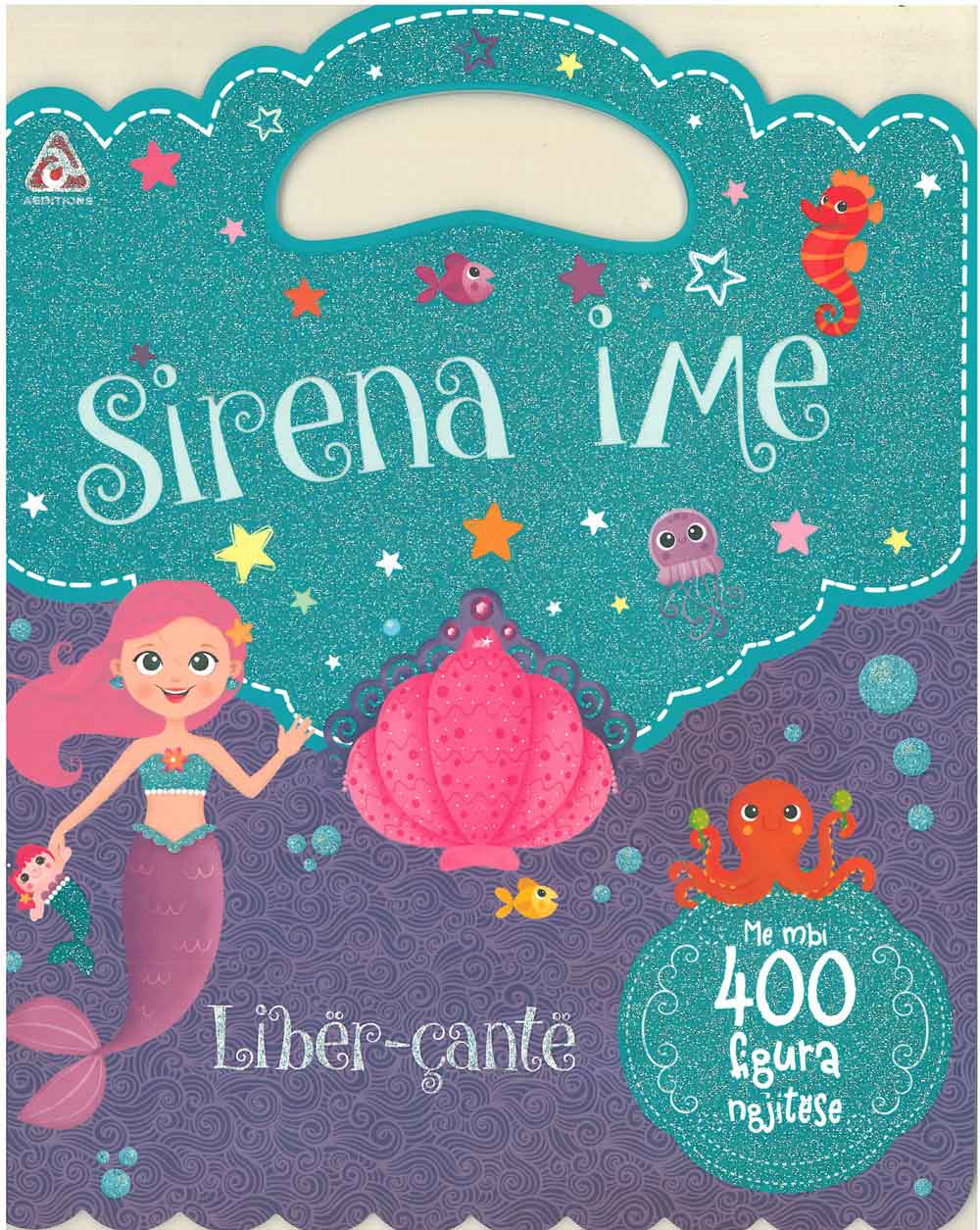 Libra çantë me figura ngjitëse: Sirena ime