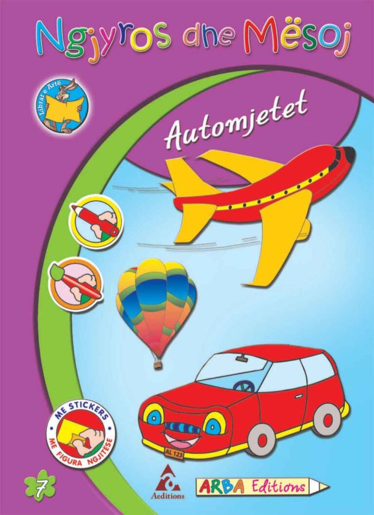 Ngjyros dhe mësoj: Automjetet