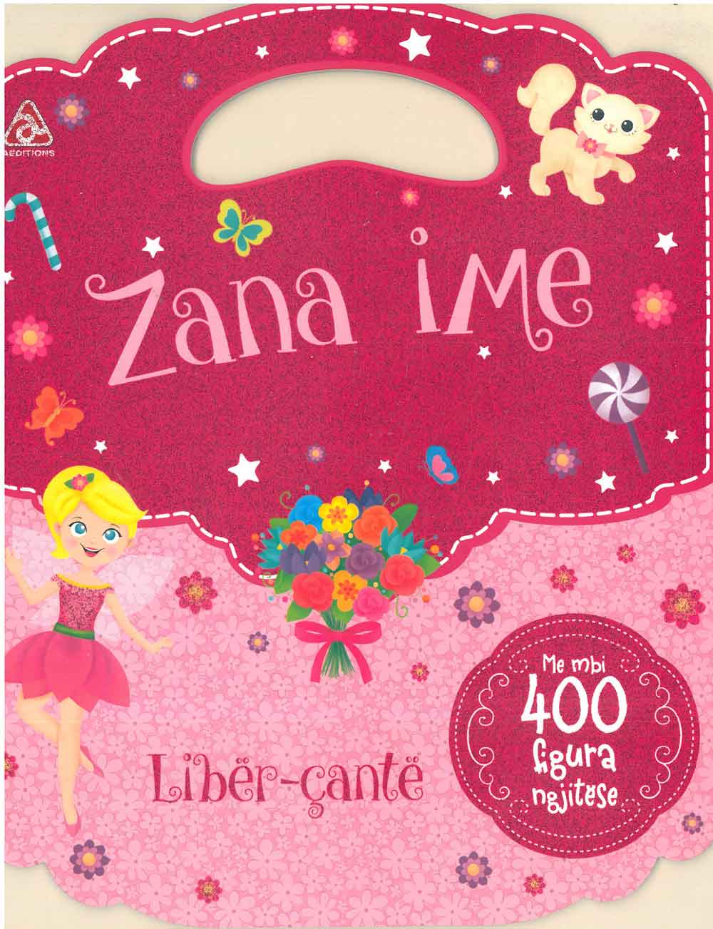 Libra çantë me figura ngjitëse: Zana ime