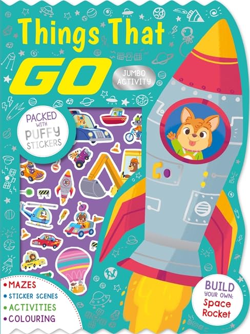 Things That Go Jumbo Activity Paperback