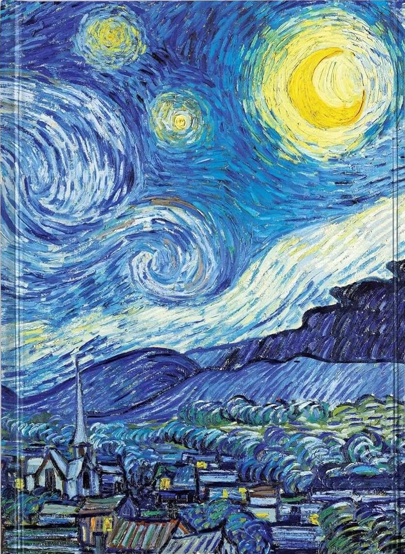 Vincent van Gogh: Starry Night (Foiled Journal)