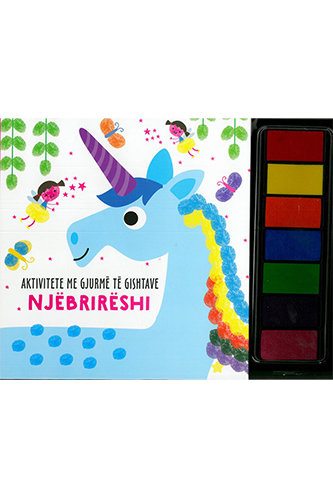 Aktivitete me gjurmë të gishtave: Njëbrirëshi