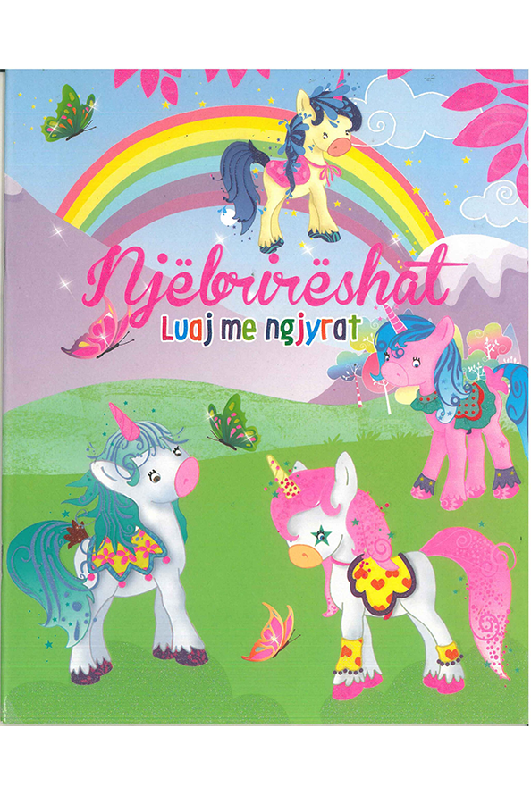 Luaj me ngjyrat: Njëbrirëshat (jeshil)