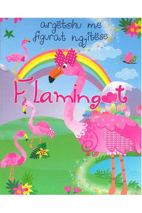 Argëtohu me figura ngjitëse: Flamingot