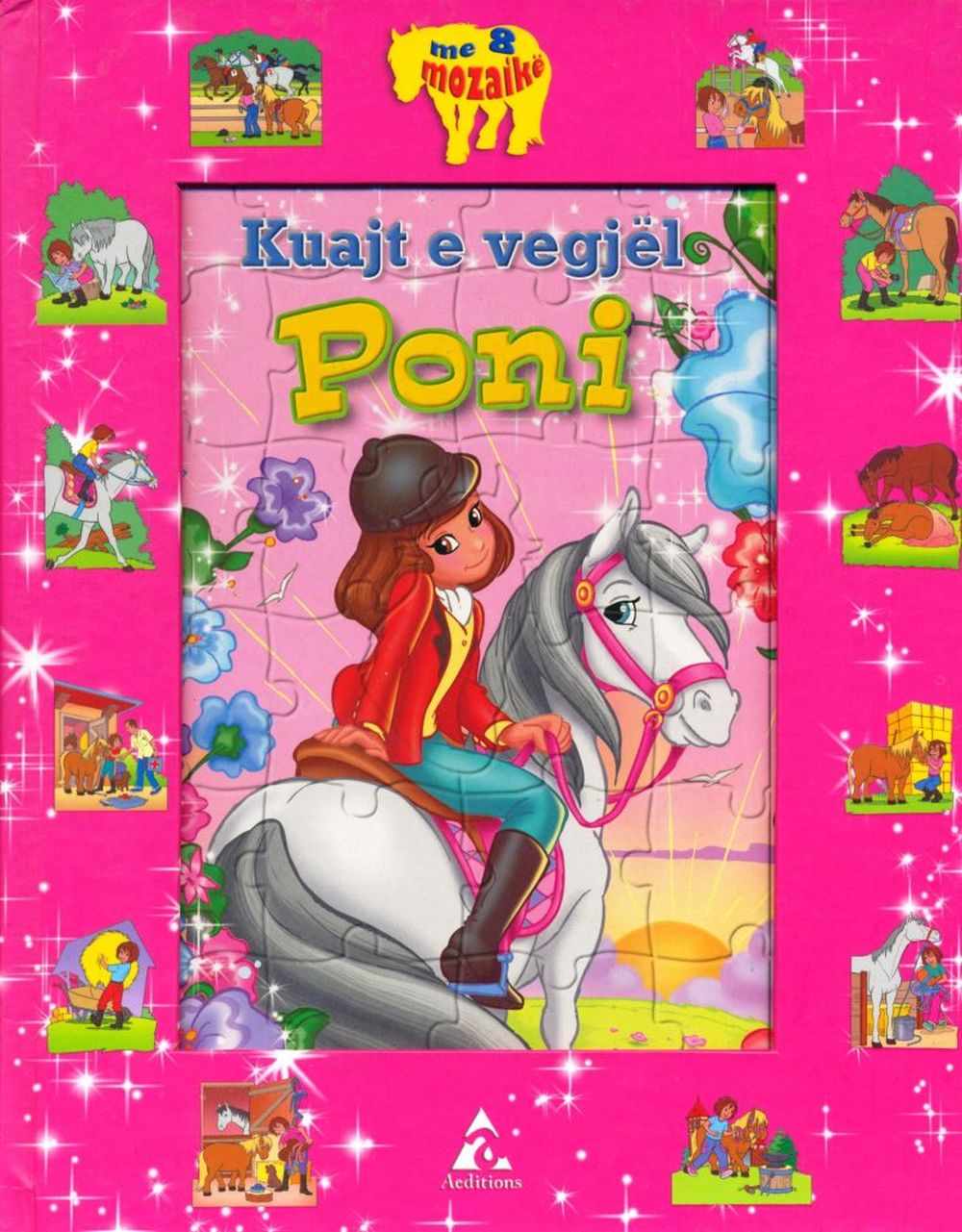 Kuajt e vegjël Poni me 8 mozaikë